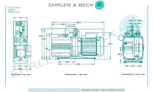 TRIVAC D 2.5 E Dimensions