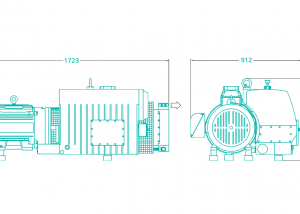 BUSCH R5 RA 0630 C Vacuum Pump Measurements