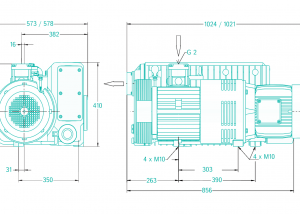 BUSCH R5 RA 0302 D Vacuum Pump Measurements