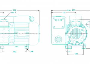 BUSCH R5 KB 0010 E Vacuum Pump Measurements