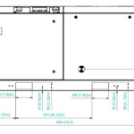 Dimensiones de la Edwards ELRi, vista frontal