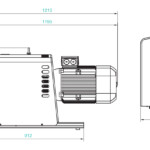 Clawvac CP 300 dimensions