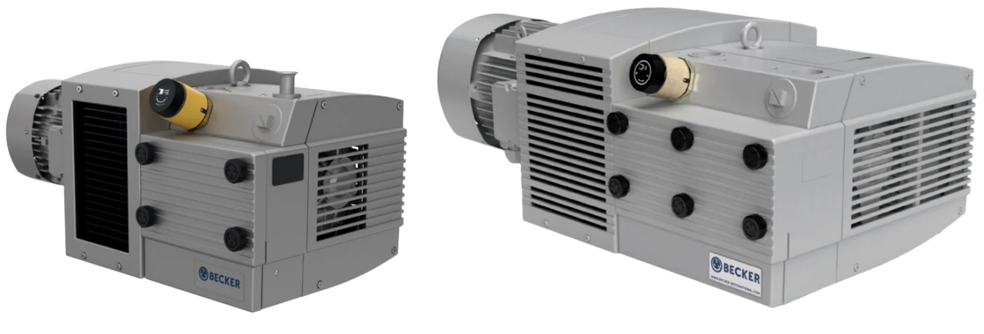 Becker KDT and VARIAIR KDT series – Shown: two sizes of the KDT series